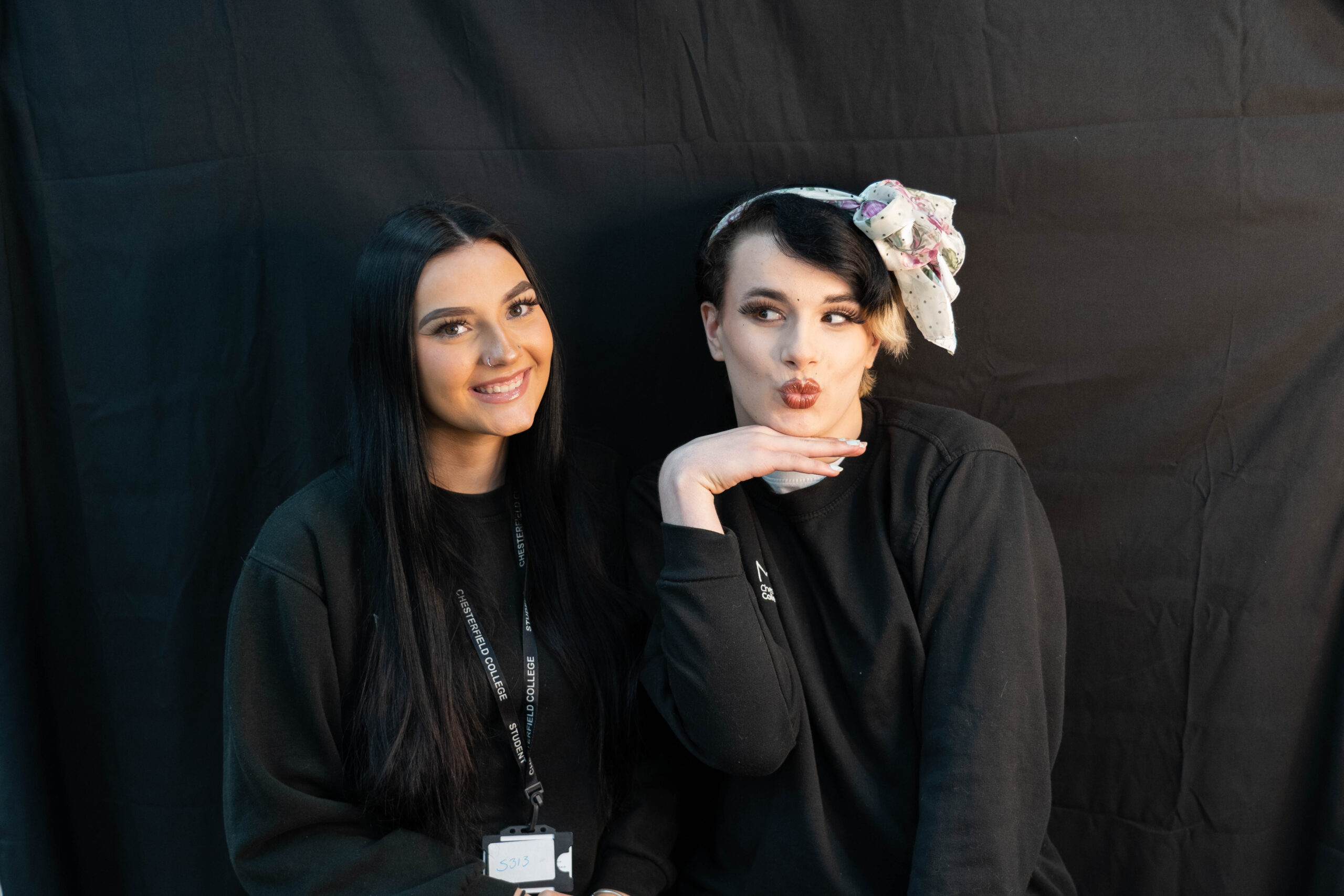 Orla and Tyler - media makeup