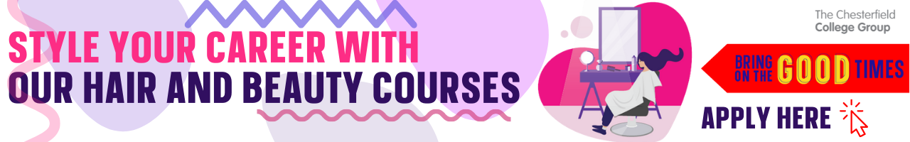 apply for one of our hair and beauty courses