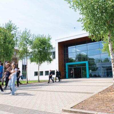 Image of the outside of Chesterfield College