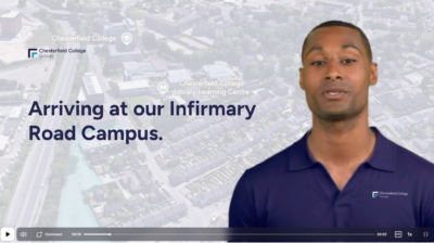 watch the video around arriving at campus